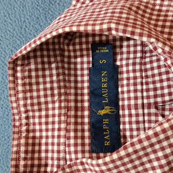 Men's Ralph Lauren 100% Cotton Button Down Sport Shirt, Size Small - Picture 5 of 14